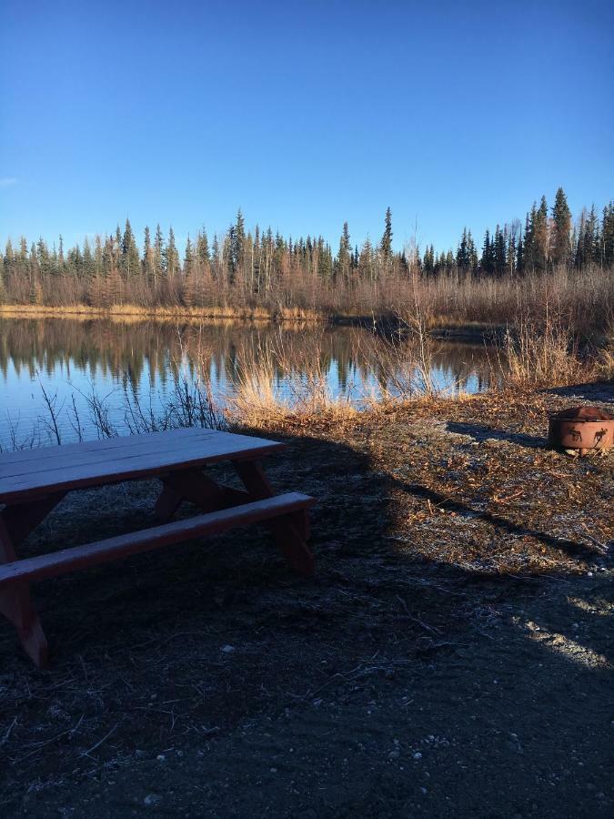 Alaska Log Cabins On The Pond Clear Creek Park Exterior foto